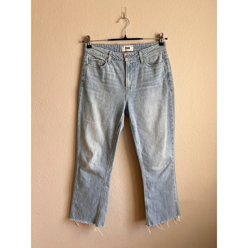 Paige Women's Colette Crop Flare Jean in Folklore Size 29
